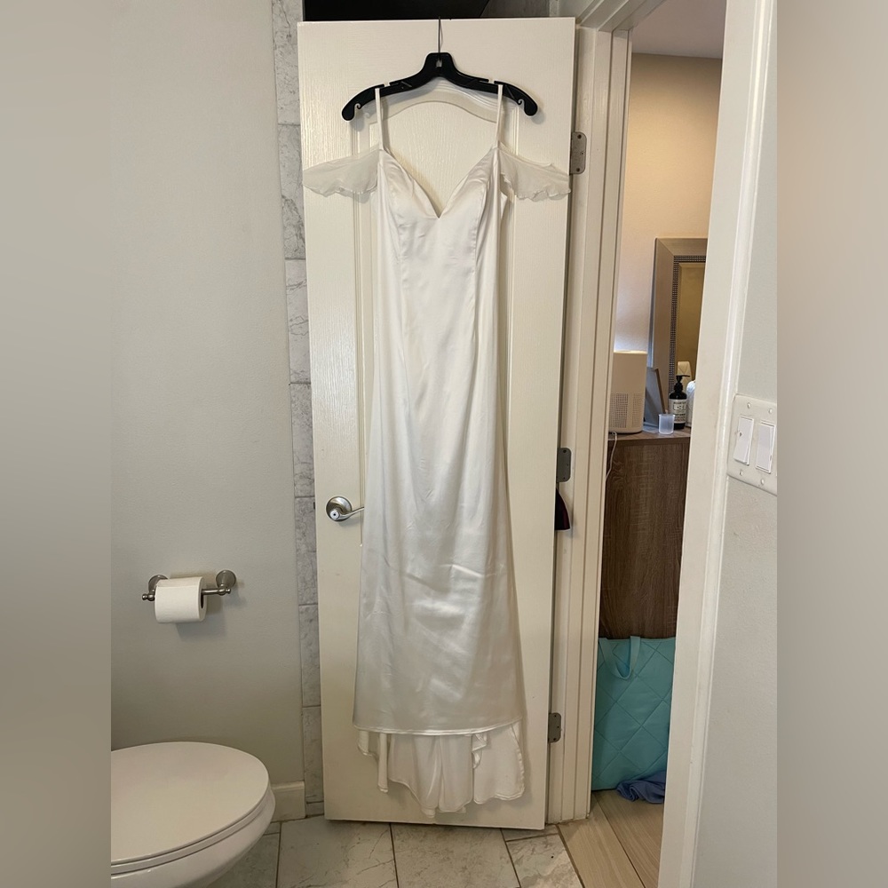 Sherri Hill White Wedding / Prom Dress Gown